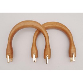 Çanta Aksesuar 12.5X13 Cm Light Gold Halkalı Ahşap Çanta Sapı