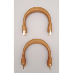 Çanta Aksesuar 12.5X13 Cm Light Gold Halkalı Ahşap Çanta Sapı