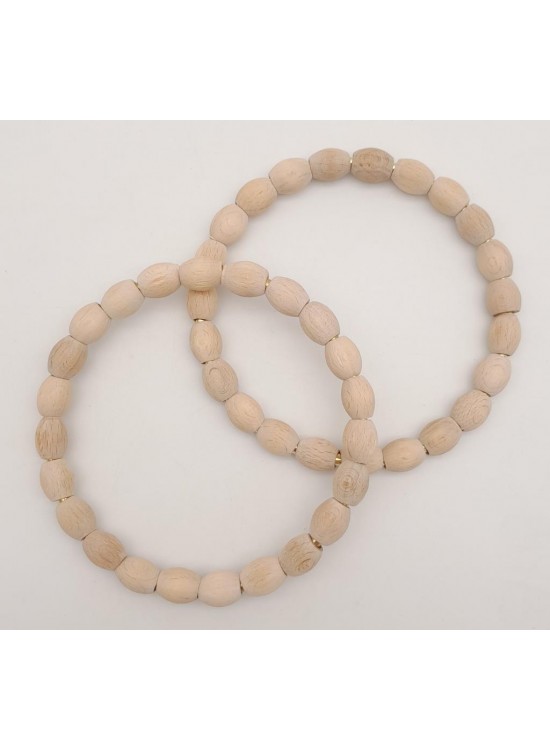 Çanta Aksesuar 12 cm Oval Ahşap Boncuklu Bilezik Model Ham Ahşap Çift Sap Çanta Aksesuar 12 cm Oval Ahşap Boncuklu Bilezik Model Ham Ahşap Çift Sap