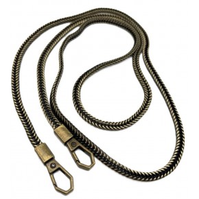 Çanta Aksesuar 120 cm Antik Renk Kancalı Çanta Zinciri