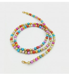 Çanta Aksesuar 120cm Renkli Ahşap Boncuklu Çanta Sapı