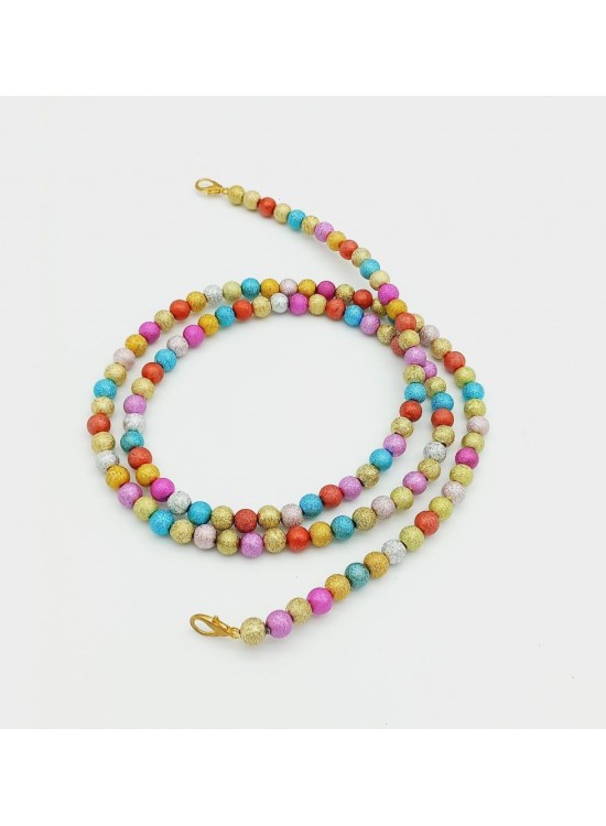 Çanta Aksesuar 120cm Renkli Ahşap Boncuklu Çanta Sapı Çanta Aksesuar 120cm Renkli Ahşap Boncuklu Çanta Sapı