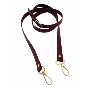 Çanta Aksesuar 120x1.5 cm Tokalı Çanta Sapı Slim Model Renk Seçenekli Light Gold Metalli 2