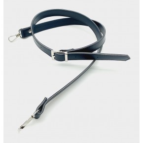 Çanta Aksesuar 120X2 Cm Suni Deri Gümüş Tokalı Lacivert Renk Çanta Sapı