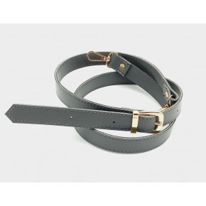 Çanta Aksesuar 120X2 Cm Suni Deri Light Gold Tokalı Gri Renk Çanta Sapı