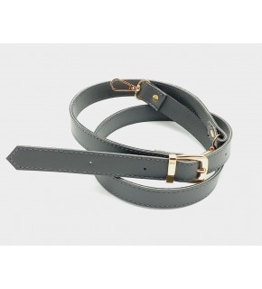 Çanta Aksesuar 120X2 Cm Suni Deri Light Gold Tokalı Gri Renk Çanta Sapı