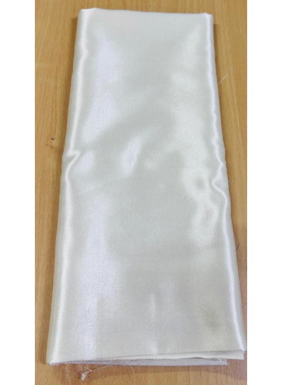 Çanta Aksesuar 120X50 cm Krem Renk Pamuklu Saten Astarlık Kumaş Çanta Aksesuar 120X50 cm Krem Renk Pamuklu Saten Astarlık Kumaş