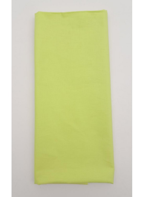Çanta Aksesuar 120X50 Cm Neon Yeşil Renk Pamuklu Astarlık Kumaş No:22