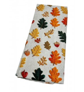 Çanta Aksesuar 120x50 cm Pamuklu Astarlık Kumaş 3 Boyutlu Yaprak Desenli