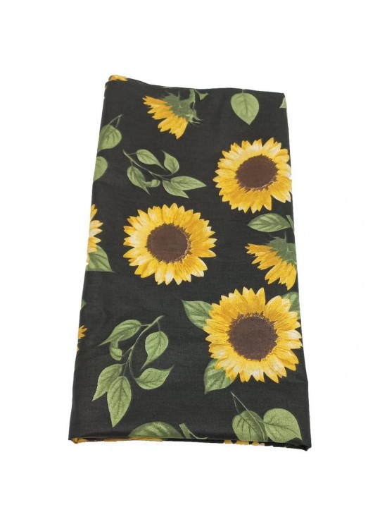 Çanta Aksesuar 120X50 Cm Pamuklu Astarlık Kumaş Ayçiçek Desen Çanta Aksesuar 120X50 Cm Pamuklu Astarlık Kumaş Ayçiçek Desen