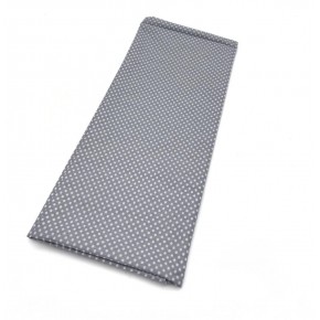 Çanta Aksesuar 120x50 cm Pamuklu Astarlık Kumaş Gri Minik Puantiye