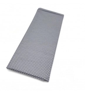 Çanta Aksesuar 120x50 cm Pamuklu Astarlık Kumaş Gri Minik Puantiye