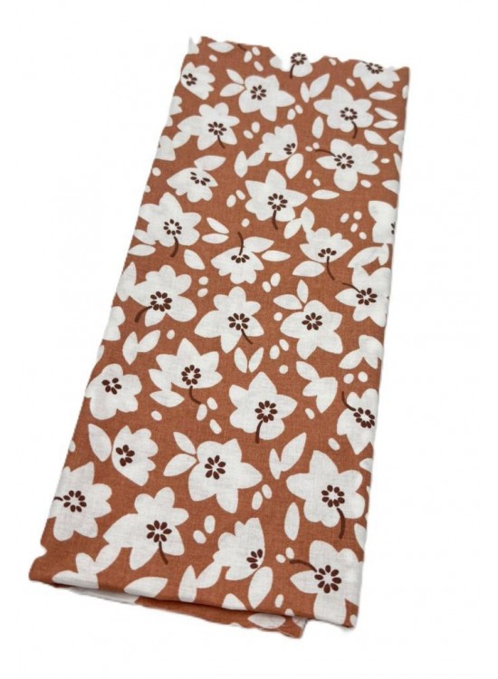 Çanta Aksesuar 120x50 cm Pamuklu Astarlık Kumaş Naif Çiçek Desenli