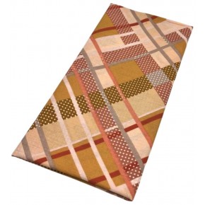 Çanta Aksesuar 120x50 cm Pamuklu Astarlık Kumaş Pudra- Yeşil- Gri Ekose Desen