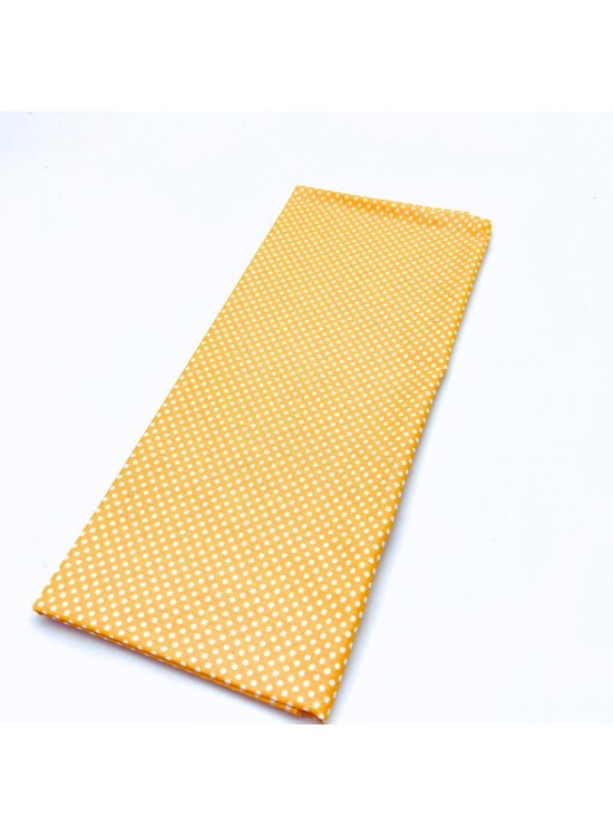 Çanta Aksesuar 120x50 cm Pamuklu Astarlık Kumaş Sarı Minik Puantiye Çanta Aksesuar 120x50 cm Pamuklu Astarlık Kumaş Sarı Minik Puantiye