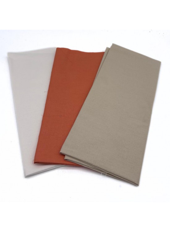 Çanta Aksesuar 120x50 cm Pamuklu Astarlık Kumaş Seti (Krem, Taba, Bej) Çanta Aksesuar 120x50 cm Pamuklu Astarlık Kumaş Seti (Krem, Taba, Bej)