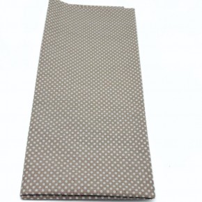 Çanta Aksesuar 120x50 cm Pamuklu Astarlık Kumaş Sütlü Kahve Minik Puantiyeli