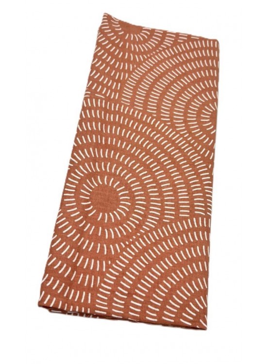 Çanta Aksesuar 120x50 cm Pamuklu Astarlık Kumaş Taba Daire Desenli Çanta Aksesuar 120x50 cm Pamuklu Astarlık Kumaş Taba Daire Desenli