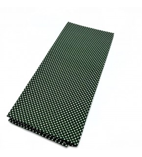 Çanta Aksesuar 120x50 cm Pamuklu Astarlık Kumaş Yeşil Minik Puantiye