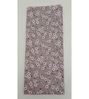 Çanta Aksesuar 120X50 Cm Pudra Küçük Çiçekli Desen Pamuklu Astarlık Kumaş No:13