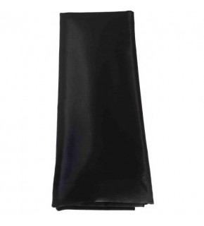 Çanta Aksesuar 120X50 Cm, Siyah Pamuklu Saten Astarlık Kumaş