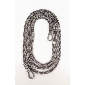 Çanta Aksesuar 125 cm Füme Renk Kancalı Çanta Zinciri