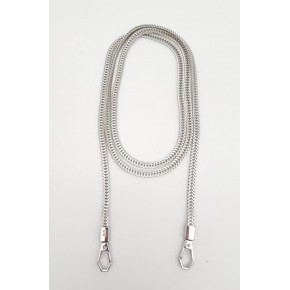 Çanta Aksesuar 125 cm Gümüş Renk Kancalı Çanta Zinciri