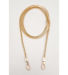 Çanta Aksesuar 125 cm Light Gold Renk Kancalı Çanta Zinciri