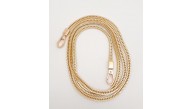 Çanta Aksesuar 125 cm Light Gold Renk Kancalı Çanta Zinciri