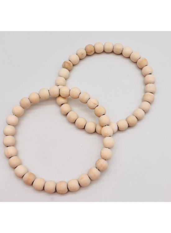 Çanta Aksesuar 13 cm Ahşap Boncuklu Bilezik Model Ham Ahşap Renk Çift Sap Çanta Aksesuar 13 cm Ahşap Boncuklu Bilezik Model Ham Ahşap Renk Çift Sap