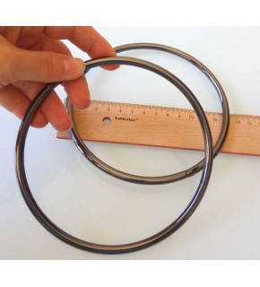 Çanta Aksesuar 13 Cm Füme Renk Metal Çanta Sapı