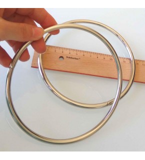 Çanta Aksesuar 13 Cm Gümüş Renk Metal Çanta Sapı