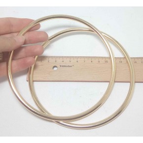 Çanta Aksesuar 13 Cm Light Gold Yuvarlak Metal Çanta Sapı