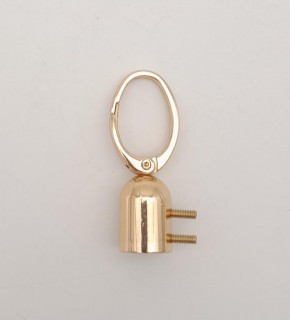 Çanta Aksesuar 14 mm Light Gold Renk Oval Halkalı Kancalı Kovan 1 Adet