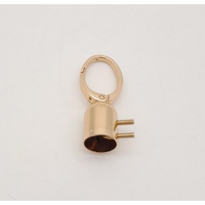 Çanta Aksesuar 14 mm Light Gold Renk Oval Halkalı Kancalı Kovan 1 Adet