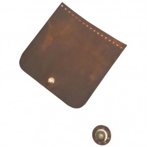 Çanta Aksesuar 14x14 cm Crazy Oil Hardal Sarı Renk Gerçek Deri Çanta Kapağı Light Gold Metalli