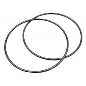 Çanta Aksesuar 15 Cm Yuvarlak Metal Çanta Sapı Füme Renk