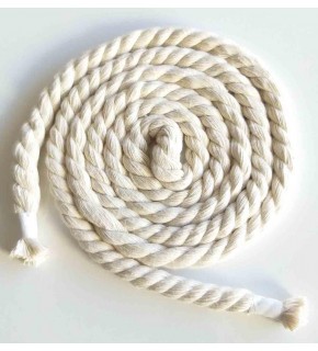 Çanta Aksesuar 15 Mm Pamuk Halat Makreme İpi 1 Metre