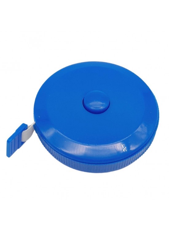 Çanta Aksesuar 150 cm Çek Bırak Metre Mezura Mavi Renk