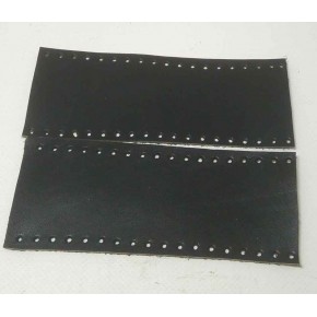 Çanta Aksesuar 15X6 Cm Siyah Renk Gerçek Deri Tutma Sapı Simit Sap Örgü Çanta İçin