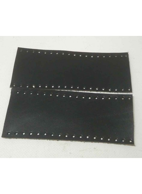 Çanta Aksesuar 15X6 Cm Siyah Renk Gerçek Deri Tutma Sapı Simit Sap Örgü Çanta İçin