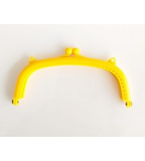 Çanta Aksesuar 16 Cm Plastik Cüzdan Klipsi Sarı