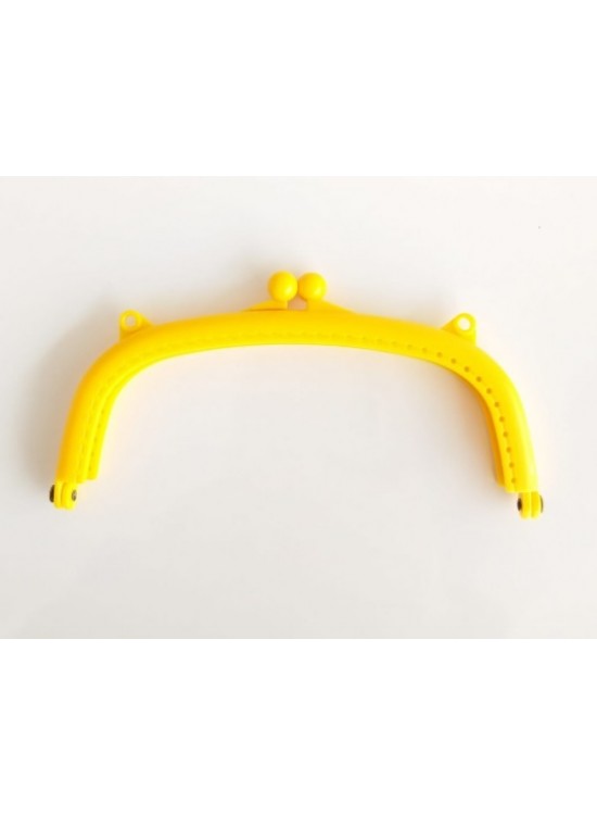 Çanta Aksesuar 16 Cm Plastik Cüzdan Klipsi Sarı