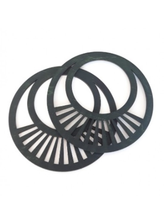 Çanta Aksesuar 18 Cm,  Ahşap Çanta Sapı (Yeşil)