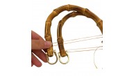 Çanta Aksesuar 18 cm Çift Gerçek Bambu Çanta Sapı Düz Halkalı (Light Gold Metalli) Çanta Aksesuar 18 cm Çift Gerçek Bambu Çanta Sapı Düz Halkalı (Light Gold Metalli)