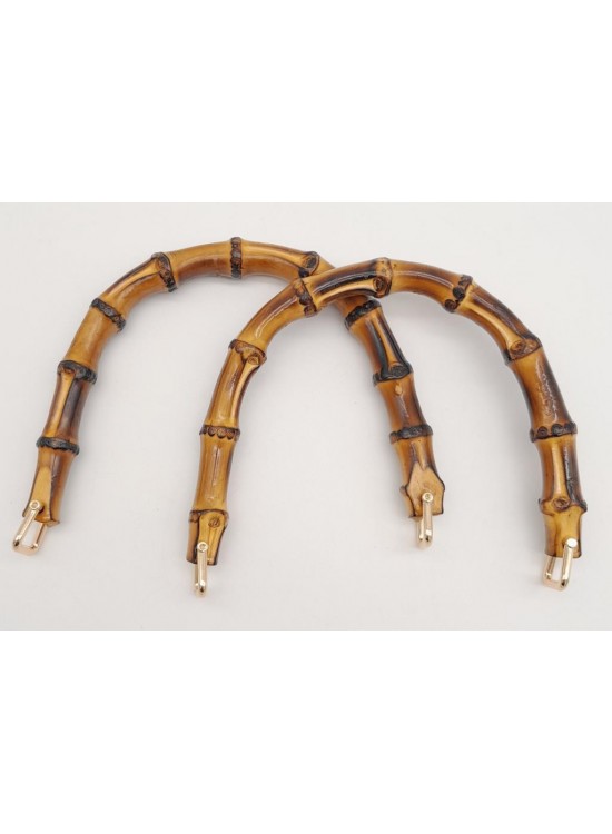 Çanta Aksesuar 18X15 Cm Light Gold Halkalı Gerçek Bambu Çanta Sapı Çanta Aksesuar 18X15 Cm Light Gold Halkalı Gerçek Bambu Çanta Sapı