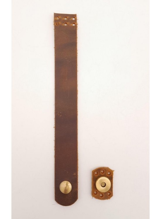 Çanta Aksesuar 18x2,3 cm Crazy Oil Hardal Sarı Gerçek Deri Düz Çanta Kapağı Antik Metalli