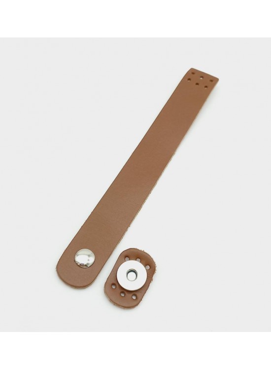 Çanta Aksesuar 18x2,3 cm Sütlü Kahve Gerçek Deri Düz Çanta Kapağı Gümüş Metalli Çanta Aksesuar 18x2,3 cm Sütlü Kahve Gerçek Deri Düz Çanta Kapağı Gümüş Metalli