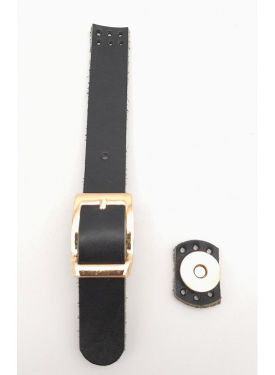 Çanta Aksesuar 18x2 cm Siyah Renk Gerçek Deri Tokalı Çanta Kapağı Light Gold Metalli Çanta Aksesuar 18x2 cm Siyah Renk Gerçek Deri Tokalı Çanta Kapağı Light Gold Metalli