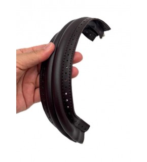 Çanta Aksesuar 19 Cm Oval Koyu Kahve Renk Derili Gizli Çanta Bursu